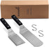 Anmarko Grill Spatula Set - Long Metal Spatula, Griddle Scraper, Pancake Flipper, Stainless Steel Utensil