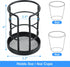 3 oz, 4 oz HillSpring Metal Bathroom Cup Dispenser, Sturdy Storage Holder for Small Disposable Paper Cups, Paper Cup