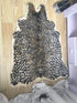 Leopard Print Rug, Faux Fur Cheetah Carpet for Office, Living Room, Bedroom, Non-Slip Home Decor 40x37 Inch