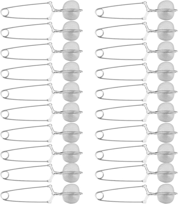 Yinder 72 Pcs Snap Ball Tea Strainer,Stainless Steel Snap Tea Infuser Mesh