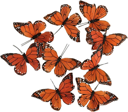 Monarch Butterfly Garland, 6.5 Feet Long