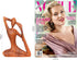 NOVICA Brown Suar Wood Yoga Sculpture, 'Yoga Stretch', 7.75" Tall