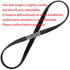 Upgraded WH01X27538 Washer Drive Belt, Compatible with GE Hotpoint Washing Machines, 10-Year Warranty