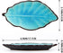 2 Pack Leaf Spoon Rest, Ceramic Ladle Holder, Modern Farmhouse Decorative Utensil Rester for Kitchen Counter