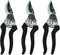 Zenport Z201 Heavy Duty Bypass Euro Pruner, 8-Inch, Black Handles, Steel