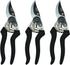 Zenport Z201 Heavy Duty Bypass Euro Pruner, 8-Inch, Black Handles, Steel