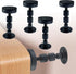 Adjustable Threaded Bed Frame Anti-Shake Tool, 4PCs Headboard Stoppers, Black Bedside Anti