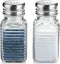 Glass Salt and Pepper Shakers Set,Rectangular Salt Shaker Set