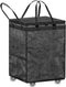 Boczif Large Laundry Basket Hamper Bag, Reusable Grocery Bag Collapsible Cart with