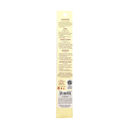 MAROMA Eda Incense Cedarwood, 10 Count