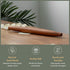 Muso Wood Sapele Wooden French Rolling Pin, Tapered Roller for Baking, Fondant, Pie Crust, Cookie, Pastry (French