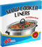 40 Slow Cooker Liners, Large Disposable Cooking Bags, Fit 3QT to 8QT for Slow Cooker, Oval & Round Pots