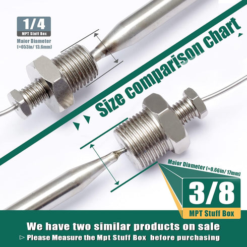 RX-10-24 Millivolt Thermostat RX Series for Fryer, 3/8" Mpt Stuff Box, RX-2-24 Thermostat 200-400F