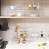 4 Packs Counter Bottles12.4 4 4.6 inch Aminigram Cabinet Organizer Shelf, Acrylic Kitchen Shelves Organizer, Spice Rack