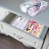4 PCS Clear Plastic Drawer Organizer, Desk Drawer Divider for Makeup, Jewelry, Gadgets (9.0"x3.0"x2.2")