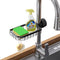 LONIN Sponge Holder Over Faucet Kitchen Sink Caddy Organizer, Stainless Steel Detachable Hanging