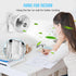 BESKAR Clip on Fan - 360° Rotation Quiet Stroller Fan with Strong Airflow, Portable Small Fan for Office, Bedroom