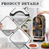 Brown Flower Blender Cover - Dust Proof Washable Small Appliance Cover, Durable Foldable Kitchen Decorations for
