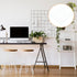 YOKIVE 2Pcs Decorative Iron Wire Grid Panel, 12"x12" Photo Display Holders for Home Office