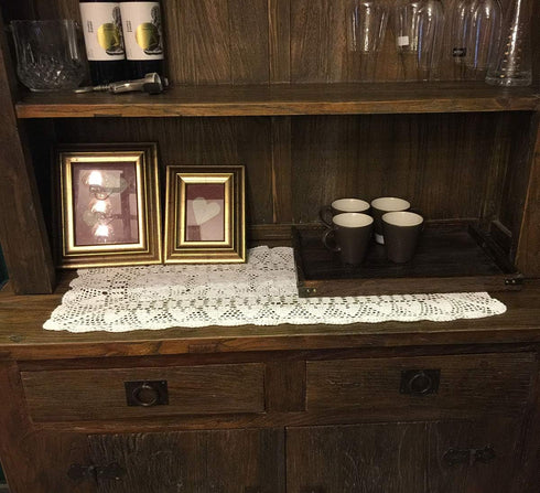 Scarves,16 35 Inches. White Handmade Crochet Cotton Table Runner Lace Doilies Doily Rectangle Dresser by