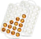 Silicone Muffin Pans for Baking - Mini Nonstick Cupcake Pan, 24 Cups with Metal Reinforced Frame, BPA Free (2 Pcs,