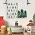 18x26 Inch Set 2 Artoid Mode Green Xmas Tree Merry Christmas Kitchen Towels Dish Towels, Farmhouse Snowflakes Winter