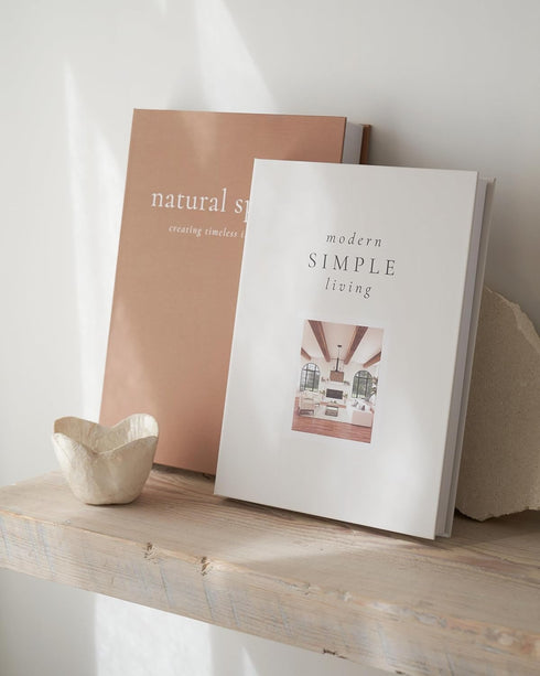 Set 2 Beautiful Decorative Books - of Boxes Enhance Your Coffee Table, Bookshelf or Mantel Shelf Decor - Aesthetic