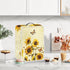 Lightweight Sunflower Butterfly Coffee Maker Cover with Top Handle, Dust Cover for Home Office to Keep Clean