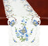 Simhomsen Spring Butterfly and Floral Table Runners, Dresser Scarf - Blue, 14 × 90 Inch