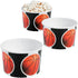 Fun Express Basketball Snack Bowls (set of 12) for Tournament and Sports Party Supplies