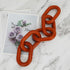 5-Link HMASYO Brown Wood Chain Link Decor, Wooden Decorative Chain Home Decor Accents, Coffee Table Decor, Shelf Decor