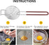 NileHome Egg Separator Egg Yolk White Separator Stainless Steel Egg White Yolk Sifting Filter Egg Divider Kitchen Tool