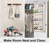 Closet SLEEPING LAMB Shoe Rack for Door, Kids Door Shoe Organizer for hanger, Narrow Hanging Sneaker Storage with Large