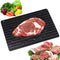 Haploon Rapid Defrosting Tray, High Density Aluminum Thawing Plate for Defrosting Frozen Food Without Microwave