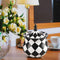 Black and White Jewelry Ring Storage Case, Decorative Boxes with Lids for Home Decor and Travel Display