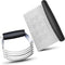 ALLTOP Stainless Steel Pastry Blender Cutter and Bench Scraper Set, Kitchen Baking Essential Tool (Black)