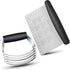 ALLTOP Stainless Steel Pastry Blender Cutter and Bench Scraper Set, Kitchen Baking Essential Tool (Black)