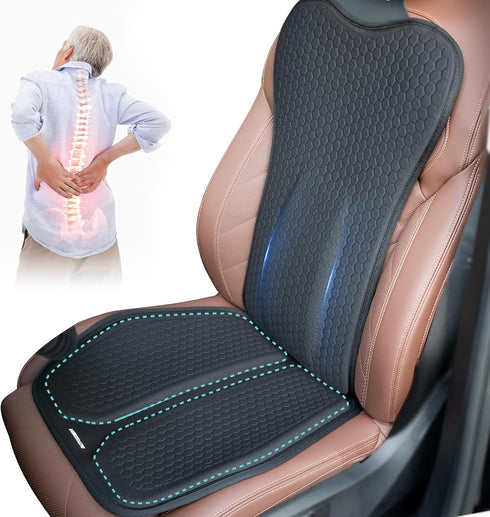 XUKEY Lumbar Pillow Gel Support Pillow Back Support Cushion,Gel Lumbar Support Pillow Relief Back Sciatica Pain for Car