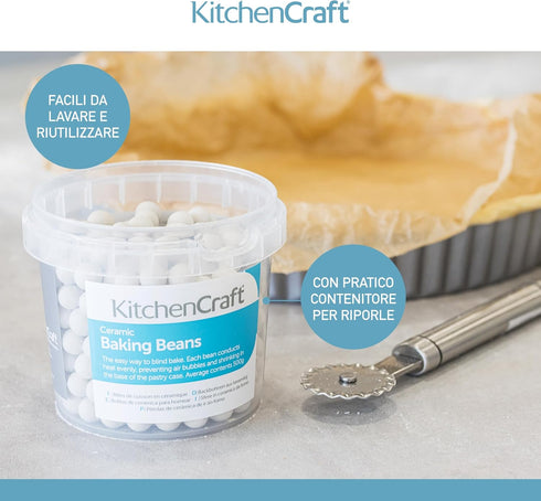 KitchenCraft 500g Tub of Ceramic Baking Beans