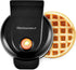 Elite Gourmet EWM013B Electric Nonstick Mini Waffle Maker, 5-Inch Cooking Surface, Black