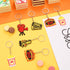 24PCS Movie Night Keychains, Party Favors Include Clapboard Microphone Ticket Popcorn Projector for Birthday Decorations