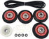 4392067 Dryer Repair Maintenance Kit Compatible with Whirlpool Cabrio Duet May-tag Bravos XL Ken-more Elite Dryer Replacement for WPW10314173 Drum Roller&661570V Belt&Idler Pulley