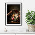 RIJDOJLK 16x24inch Black Couple Canvas Wall Art African American Man and Woman Poster Black Love Wall Art Bouquet