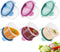 Freshmage Salad Dressing Container to Go, 6 Pack 2.7 oz Small Leakproof Condiment Containers