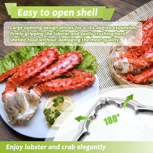 Vicsamer 9 Set, 3 6 Set, PCS Lobster Crackers and Picks Stainless Steel Crab Leg Tools, including Lobster Cracker