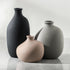 Ceramic Vase Set of 3, Small Modern Rustic Pottery Vases for Home