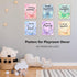 HOMANGA Wall Art Posters - Butterfly Wall Decor for Girls Room, 8X10 Inch, Unframed, Set of 6