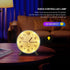 Alarm Clock for Bedroom,Loud Analog Clocks with Silent Non-Ticking,Voice Controlled Light,Small Clock