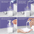 Foaming Soap Dispenser, 15 Oz Refillable Foam Soap Dispenser for Bathroom & Kitchen, 2Pcs with Waterproof Labels