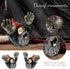 ZWFDC Resin Zombie Gnomes Garden Decor, 4.13 Inch Garden Sculptures & Statues for Outdoor Walking Dead Decorations